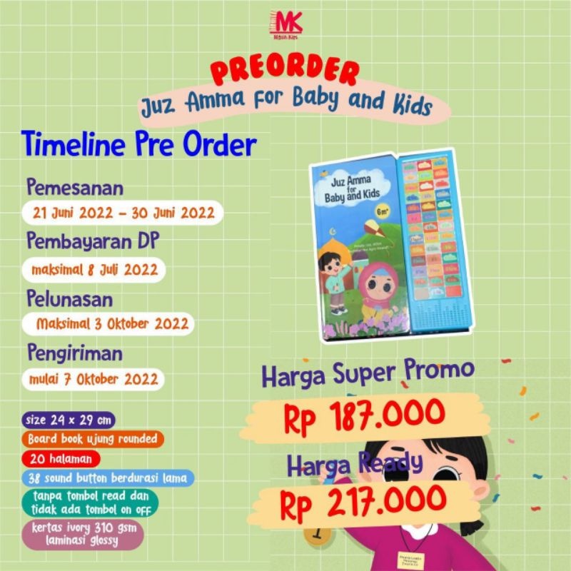 Sound Book Juz Amma for Baby and Kids