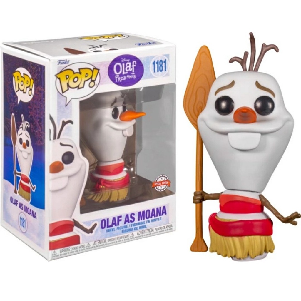 Funko Pop Original Disney Olaf Presents: Moana - Olaf as Moana