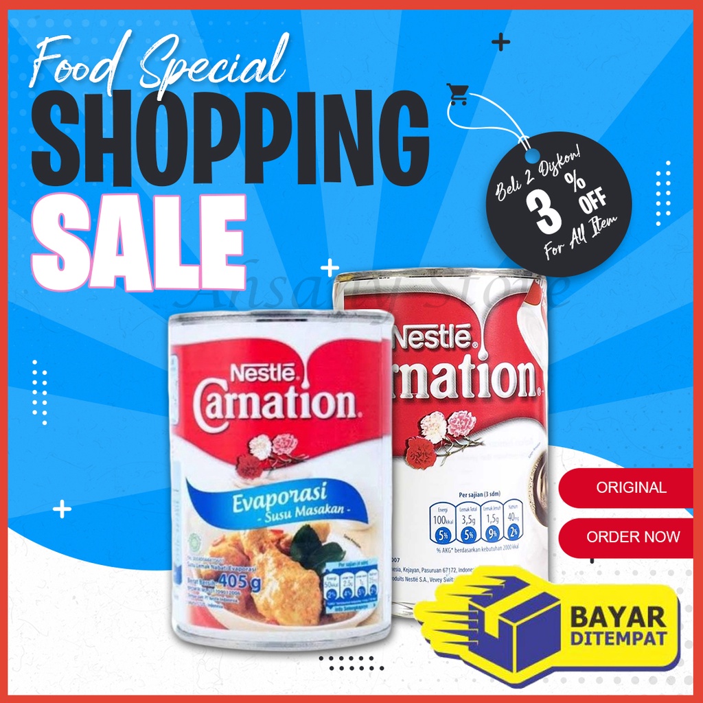 

Susu Kental Manis Evaporasi Kaleng Nestle Carnation