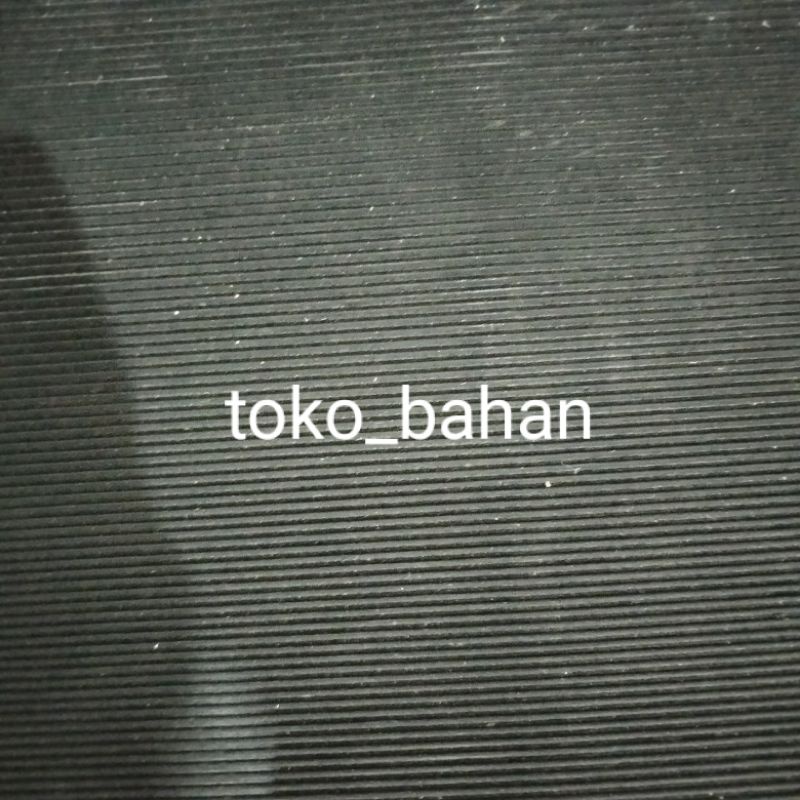 karet ( AL ) lembaran simplex sol sandal sol potong corak garis