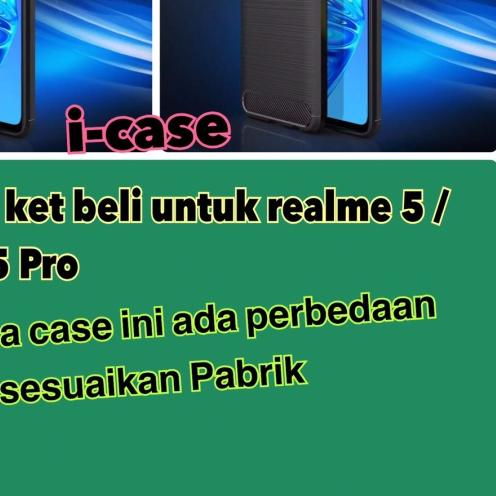 Realme 5 Case Rugged Armor - casing cover realme 5 pro realme5 pro - Realme 5