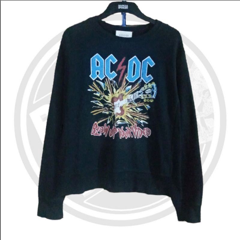 Crewneck Gucci x ACDC Second