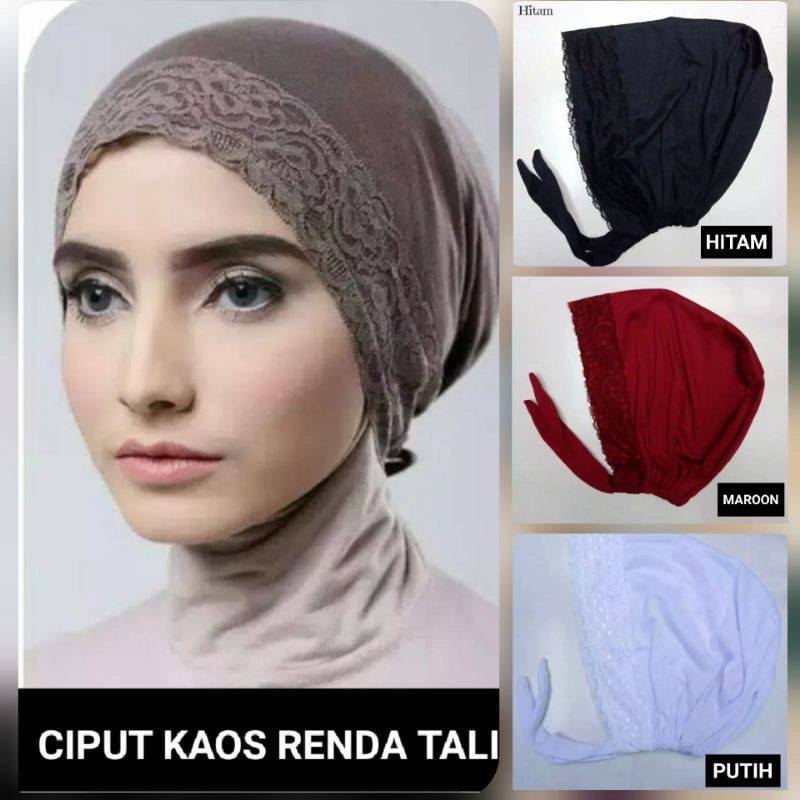 Ciput Arab Renda Tali