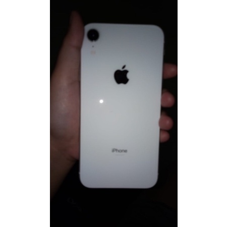 Jual BU IPHONE XR (White series 64 GB) EX IBOX