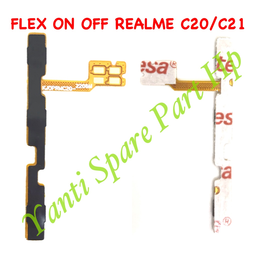 Flexible On Off Realme C20 C21 C11 2021 Original Terlaris New
