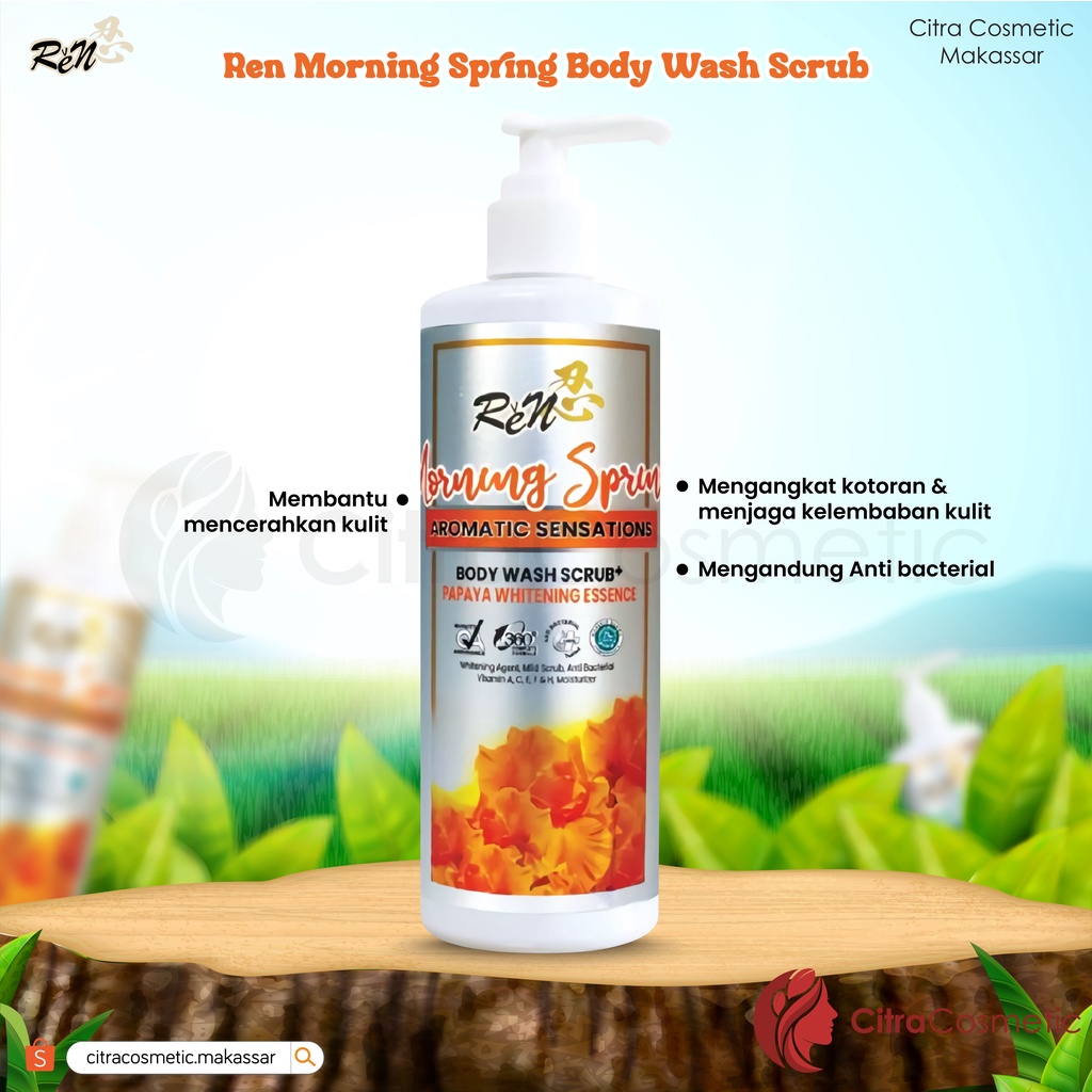 Ren Body Wash Scrub+ 300 Ml | 60 Ml Series
