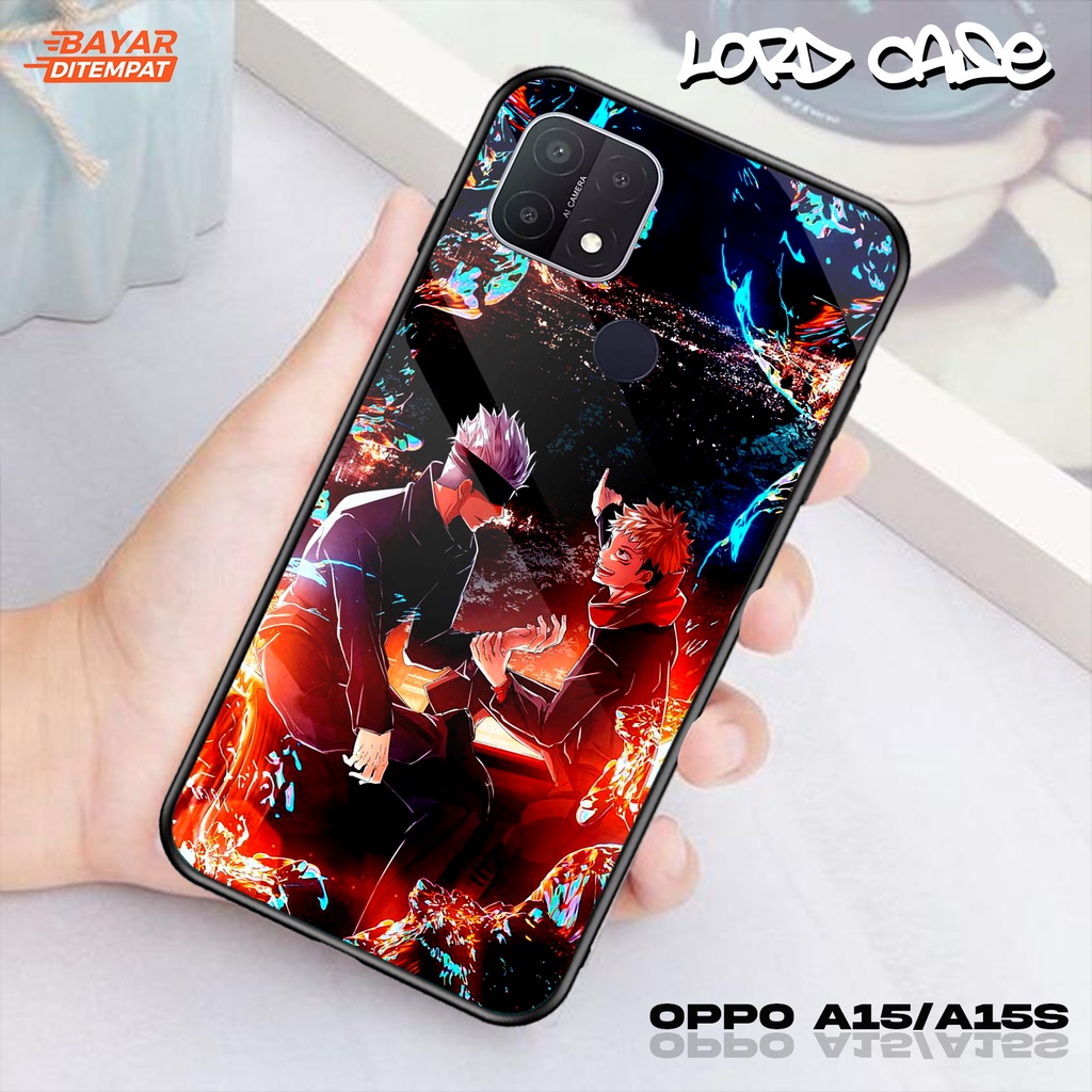Case OPPO A15/A15S - Casing OPPO A15/A15S Terbaru 2022 Case lord case14 [ case Logo iphone xmg ] Sil