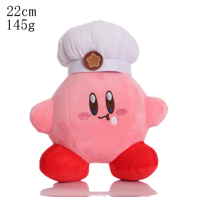 Mainan Boneka Stuffed Plush Anime Chef Doo Ninja Kirby 18-23CM Warna Pink Untuk Anak