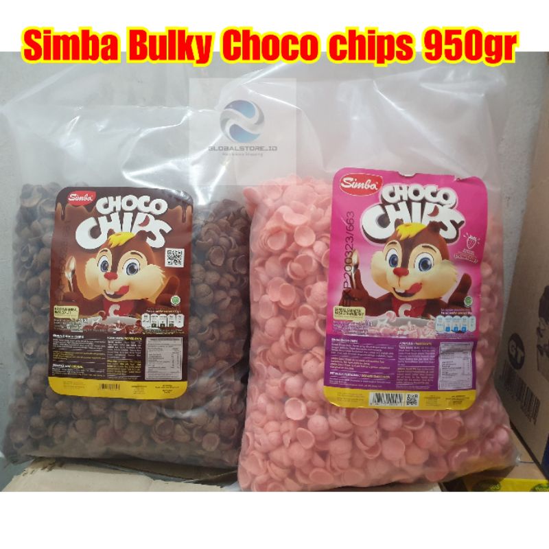 Simba bulky choco chips 950gr