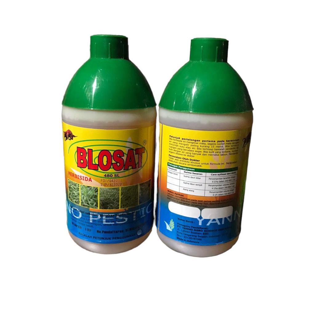Herbisida Blosat 480SL 1 Liter Pembasmi rumput sampai ke akar  bahan aktif Roundup 1 liter