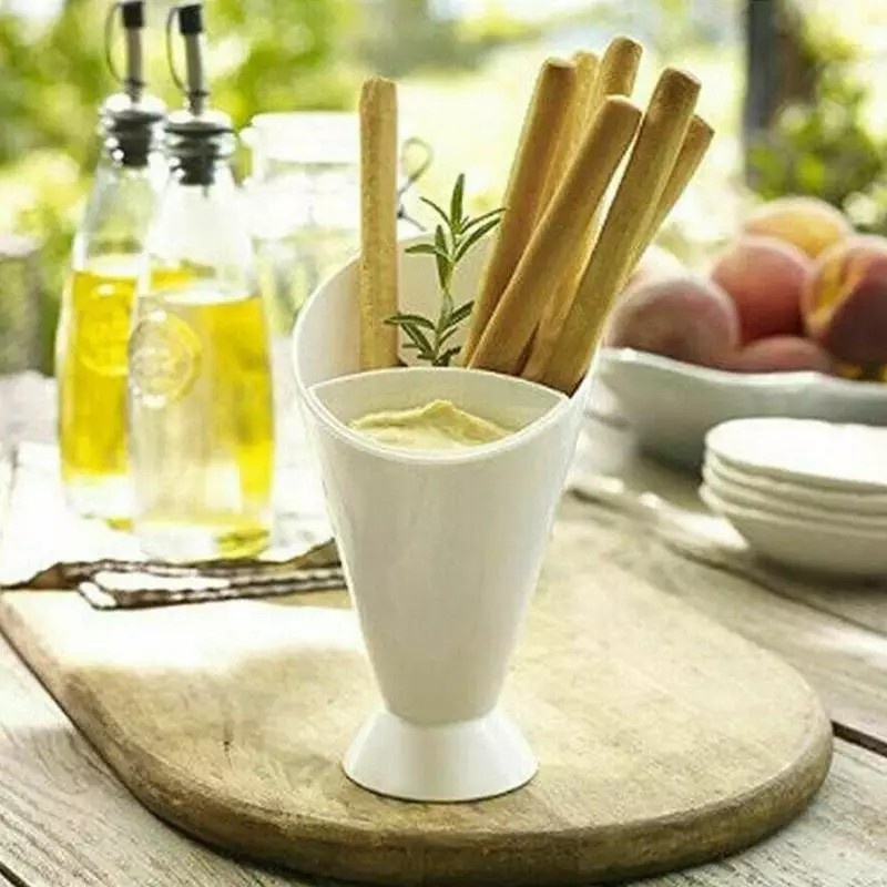 MH - Dipping Cone French Fries - Tempat Cemilan Kentang Wadah Snack Cafe