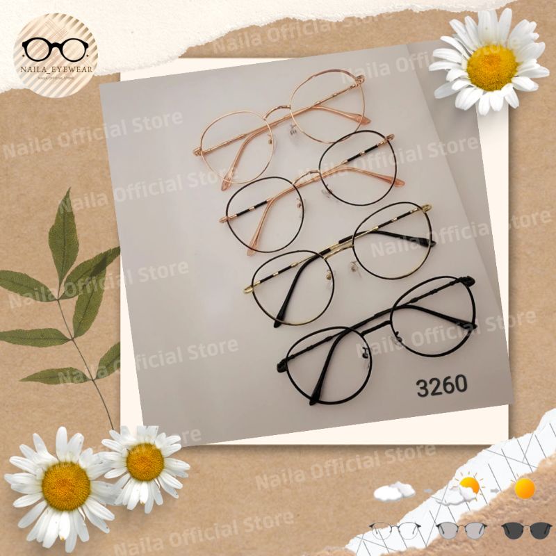 kacamata photocromic minus frame 3260