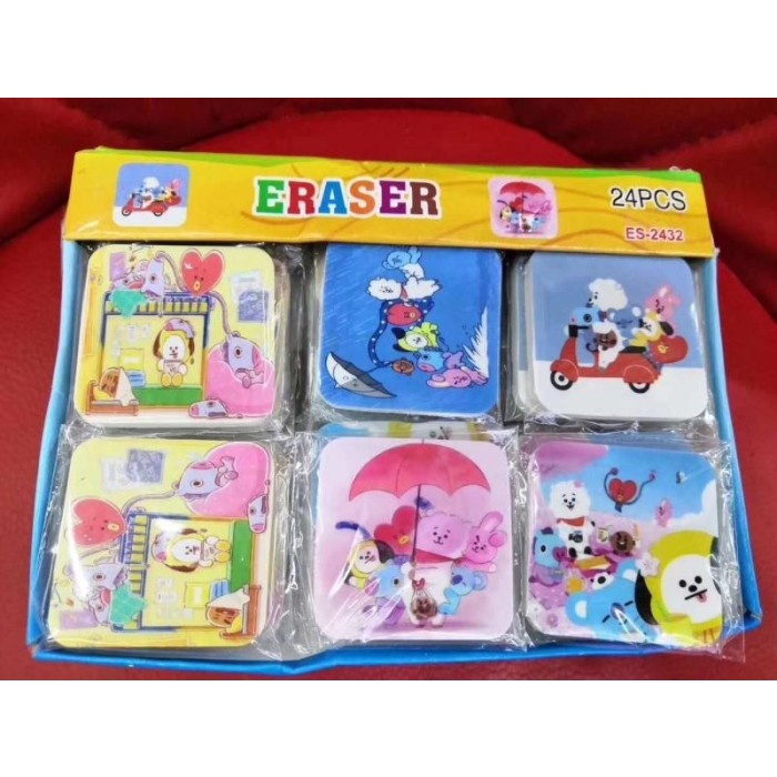 

Penghapus / Stip Fancy E-2429/ 2423 (1pak isi 24pcs) - STIP FANCY 30PC