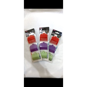 JEJE 3pcs Sepatu Clipper Klipper WAHL Comb universal ukuran 0.5, 1, dan 1.5 untuk berbagai jenis merek