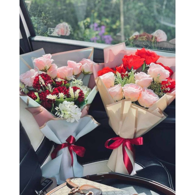 (Part 1) Buket bunga, uang, jilbab, uang, snack dan segala macam buket nikah lamaran hantaran kue Sc