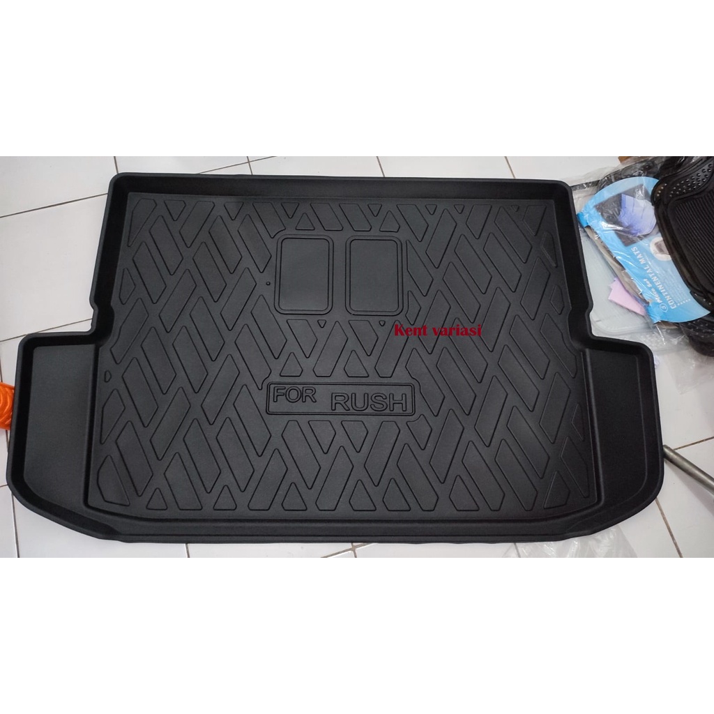 Trunk Tray Karpet Bagasi All New Rush Hitam