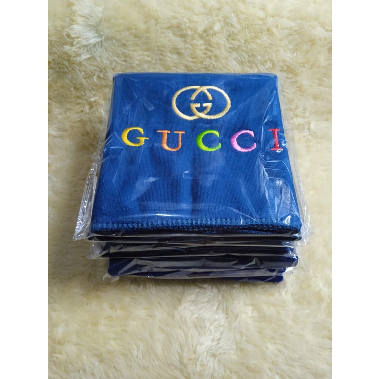 HANDUK SPORT / HANDUK OLAHRAGA/HANDUK MUKA / HANDUK KECIL SPORT MOTIF GUCCI HANDUK SENAM / HANDUK KECIL