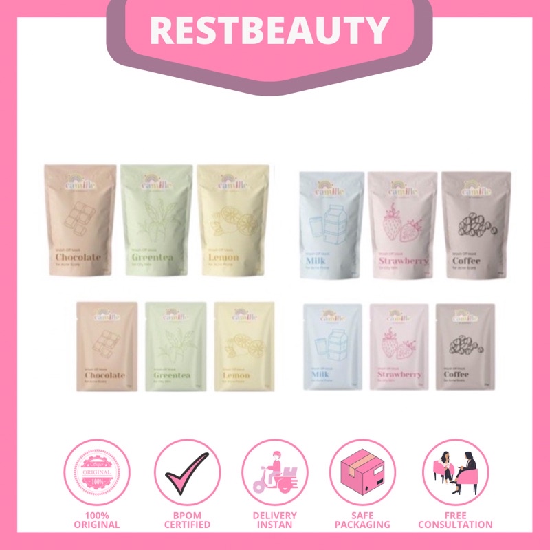 CAMILLE BEAUTY - Camille Beauty Organik Mask ll Camille Beauty Masker Organik
