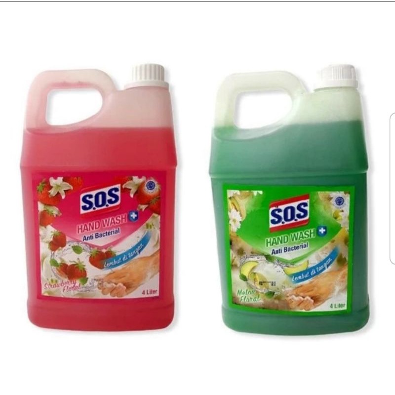 SOS Handwash 4 Liter / Sabun Tangan