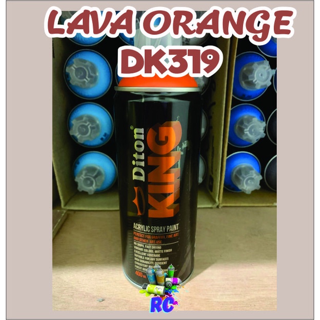 

Cat Semprot DITON KING DK 319 LAVA ORANGE-Akrilik