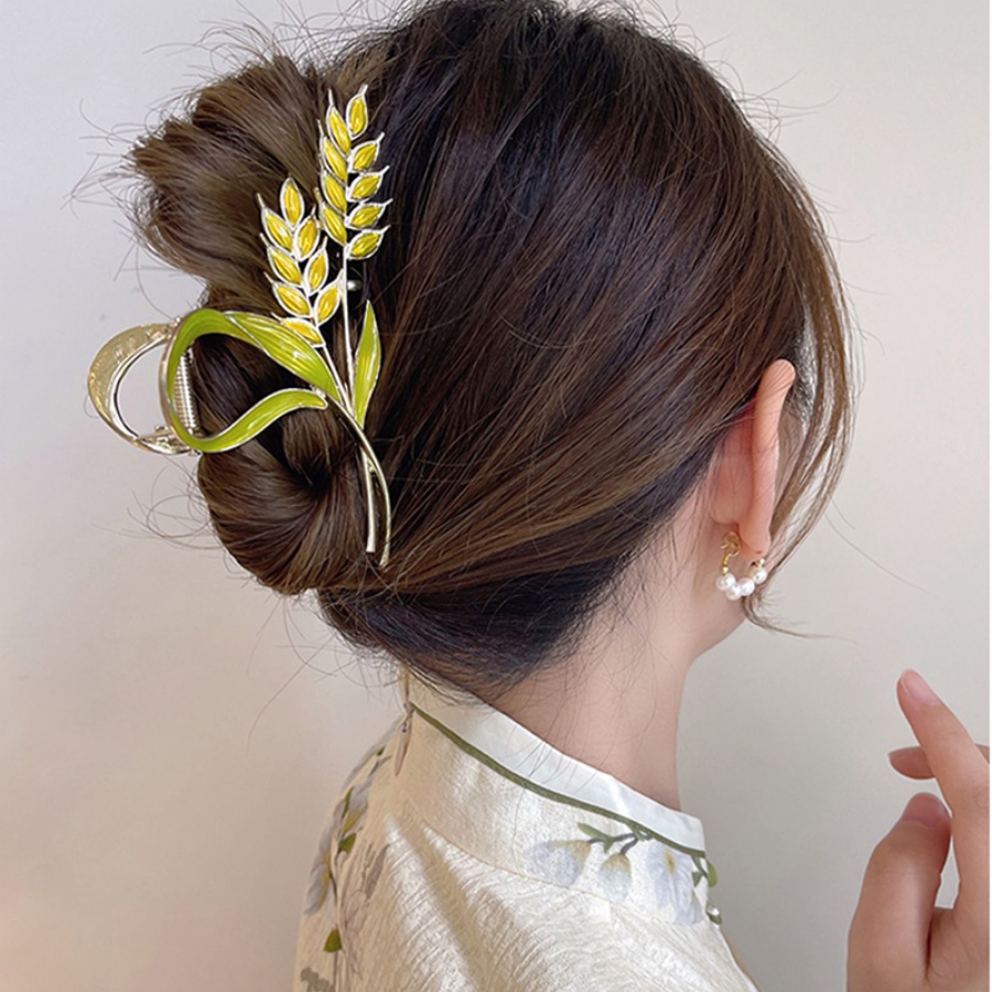 Jepit Rambut Ponytail Bahan Alloy Gaya Korea Untuk Wanita