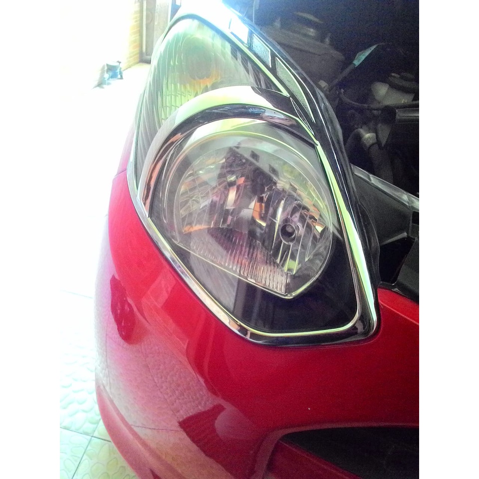 Garnish Lampu Depan Agya Ayla Chrome Lama