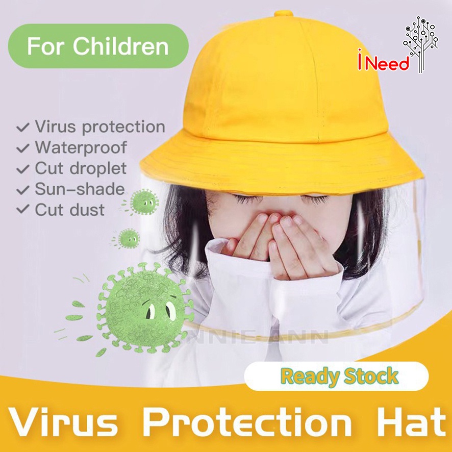 (INEED) TOPI ANTI VIRUS - PENUTUP / PELINDUNG WAJAH DARI VIRUS - ANTI CORONA / COVID19 - TOPI DEWASA / ANAK