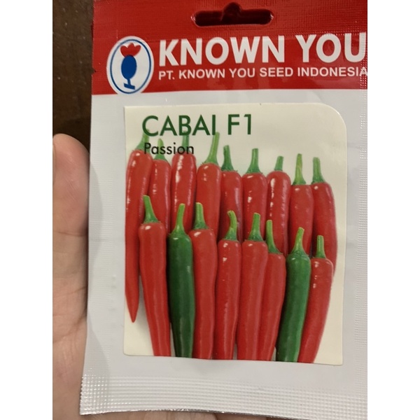 Benih hibrida Cabe besar  Merah Passion kemasan original