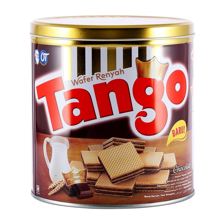 Tango Wafer Coklat 300gr KALENG