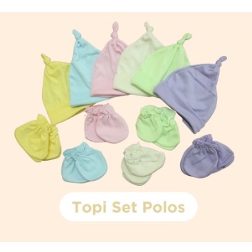 VINATA-TOPI BAYI WARNA POLOS TOPI BAYI MURAH