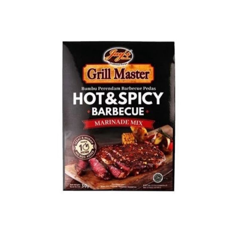 

jays grill master hot and spicy barbeque 30gr