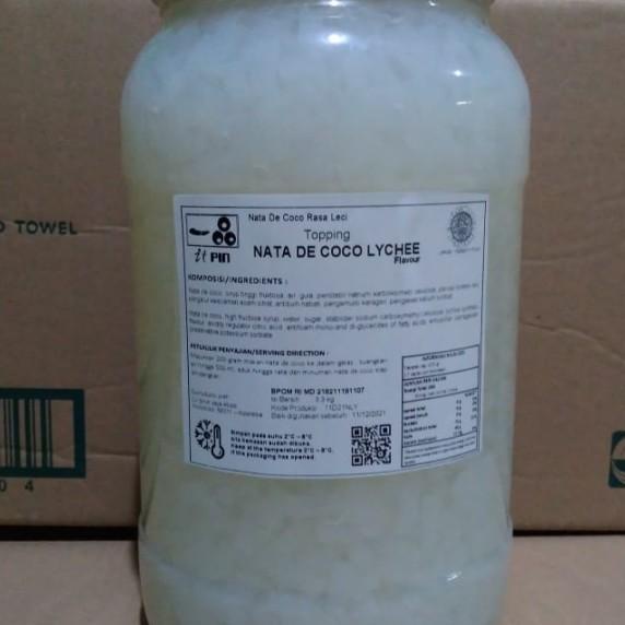 

Nata De Coco Lychee / Standar @3,2Kg - Super Quality - Topping Leci