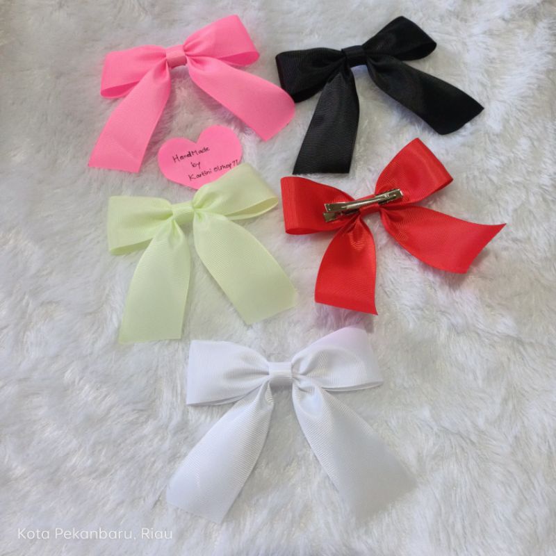 Jepit Rambut Pita Simple Korean Style