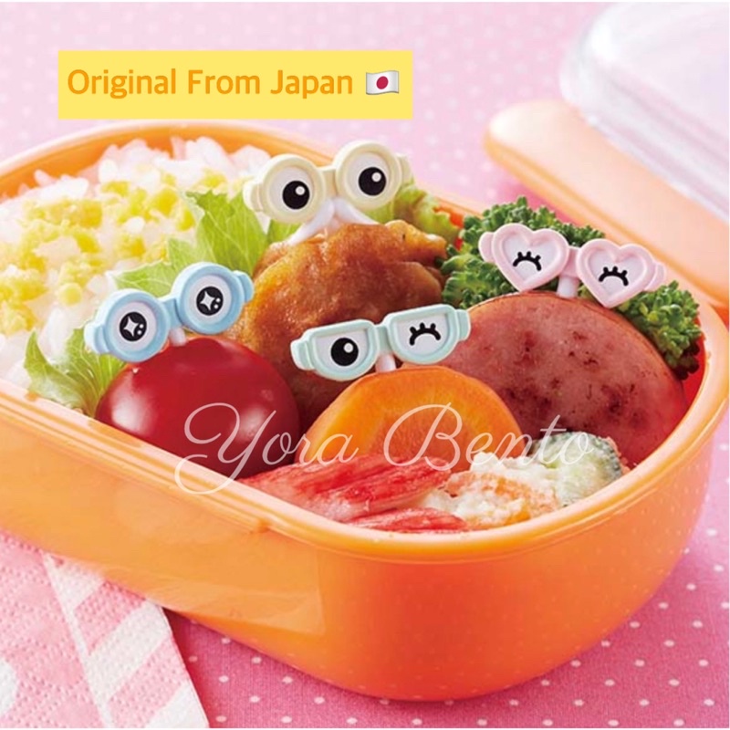 Torune Food Pick Glasses Bento Pick Tusukan Buah Garpu Bento Garpu Buah Bento Food Pick