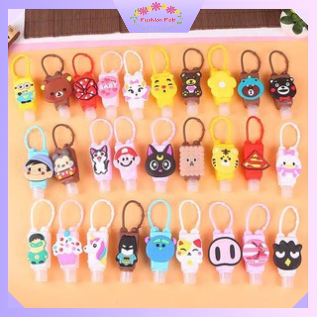 [LOKAL] Fashion Fair - (30 ML) Botol Hand Sanitizer Cartoon / Holder With Empty Bottle