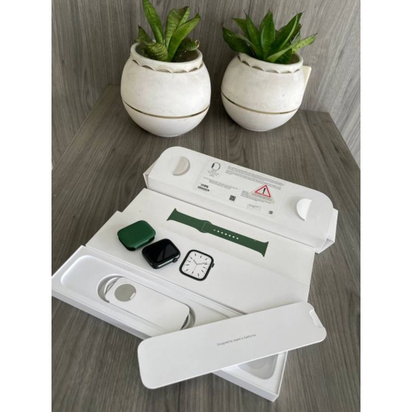 apple watch series 7 | second original | green | garansi on ibox juli 2023