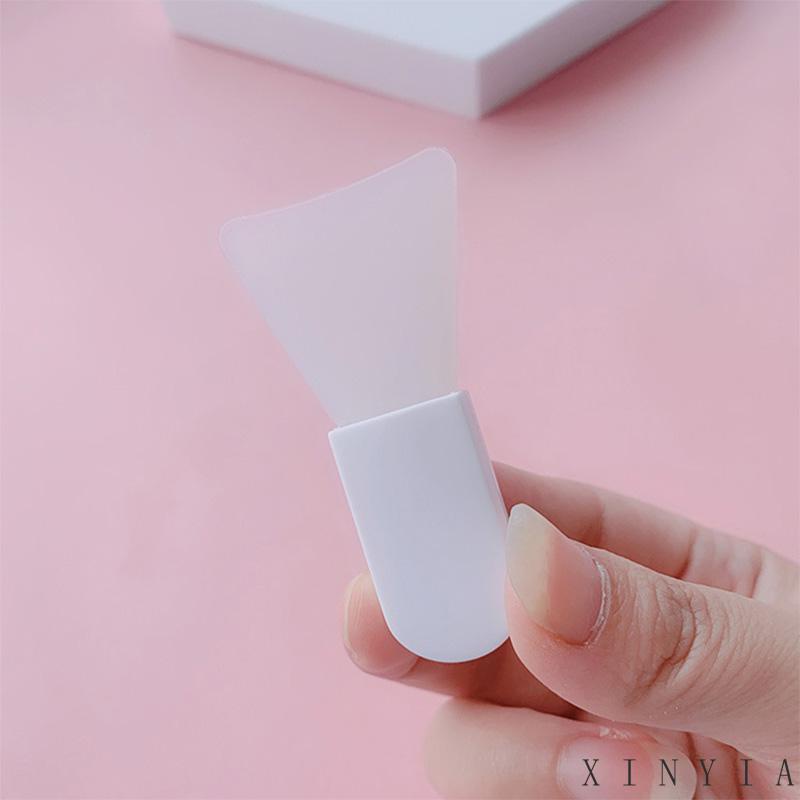 【Bayar di tempat】2023 mode baru Brush Makeup Mini Portable Bahan Silikon Untuk Masker Wajah Kuas Masker Wajah Premium Silikon Silicone Brush Face Mask