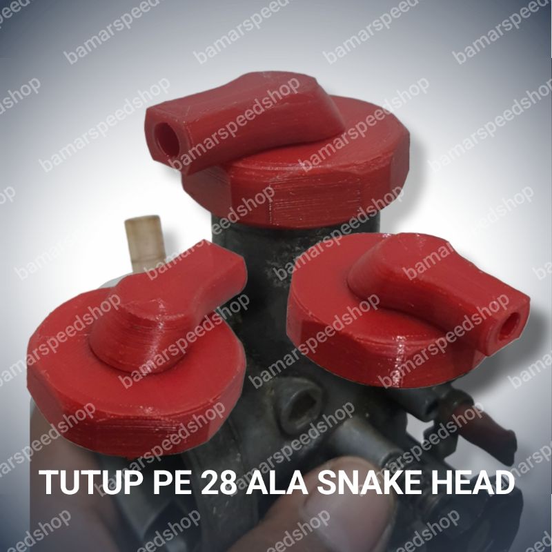 Tutup Karbu PE 28 PE 26 PE 24 untuk Vespa Ala Snake Head