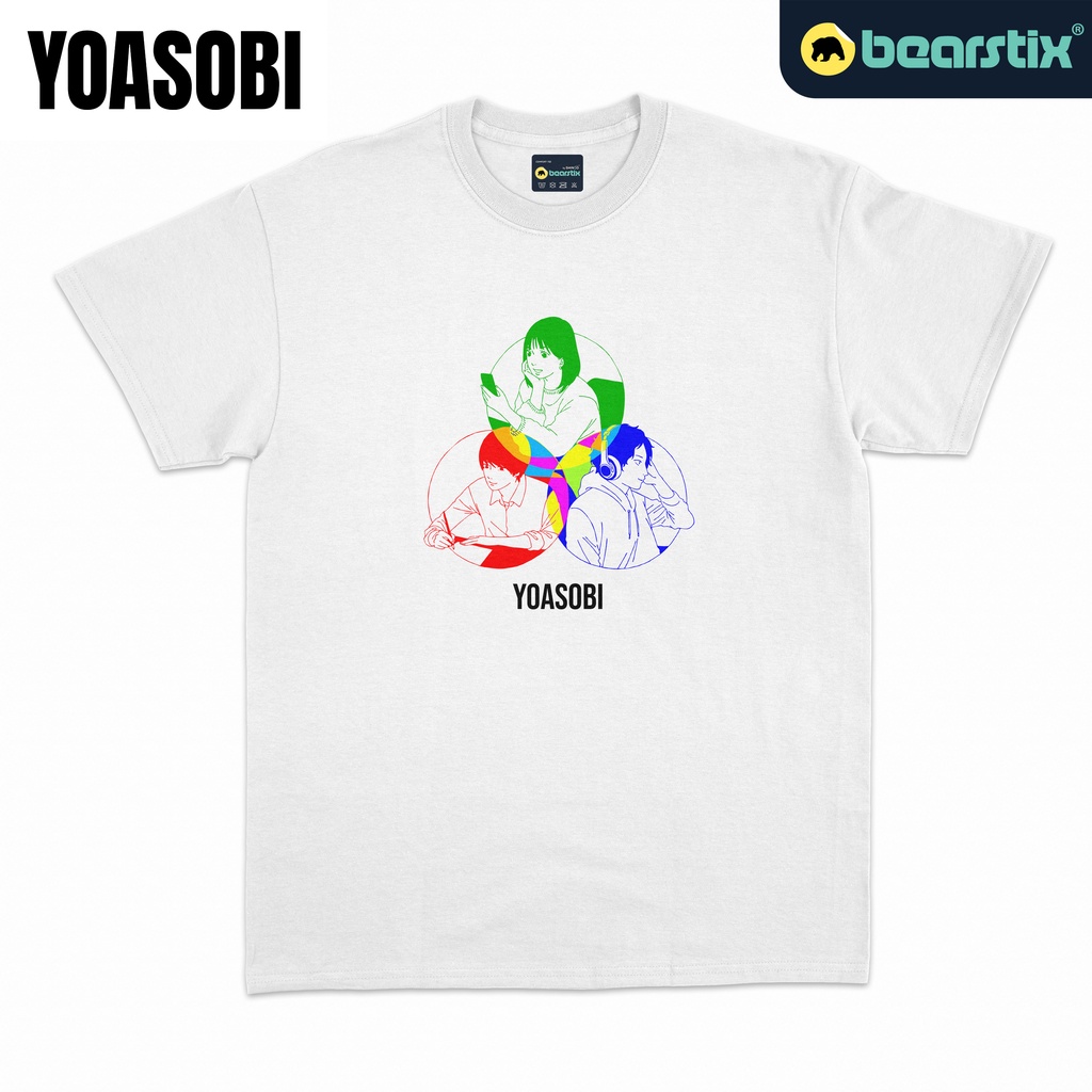 BEARSTIX - Tshirt Yoasobi - Kaos RGB - Baju Streetwear - Tshirt HITC Jakarta - Baju UT