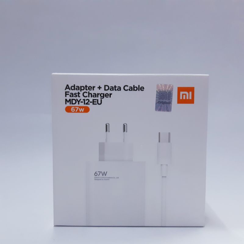 Charger Xiaomi Redmi Fast Charging 18W 22W 27W 33W 55W 67W Turbo Charging Original turbo on REDMI NOTE 9 9PRO NOTE 8 NOTE 7 DLL