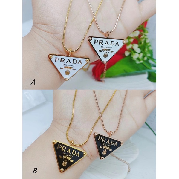 Kalung Titanium Perhiasan Fashion A/B