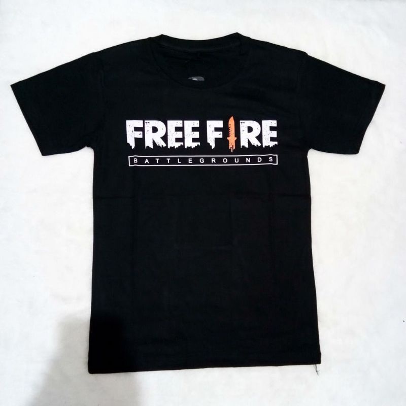 KAOS FREE FIRE FF LENGAN PENDEK DISTRO TERBARU