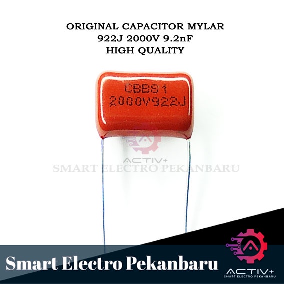 ORIGINAL CAPACITOR 922J 2000V 2KV CBB81 9N2 9.2nF 9.2 nf PENGGANTI 912J 2000V CAPASITOR MILAR 2000VO