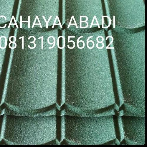 GENTENG METAL PASIR HIJAU 0,3MM