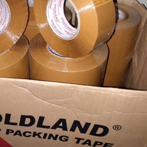 

LAKBAN JUMBO GOLDLAND OPP PACKING TAPE 2 INCH - Cokelat