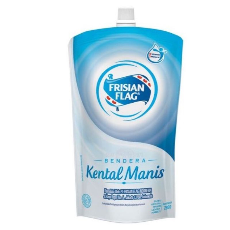 

FRISIAN FLAG Susu Kental Manis PLAIN POUCH 280 GRAM