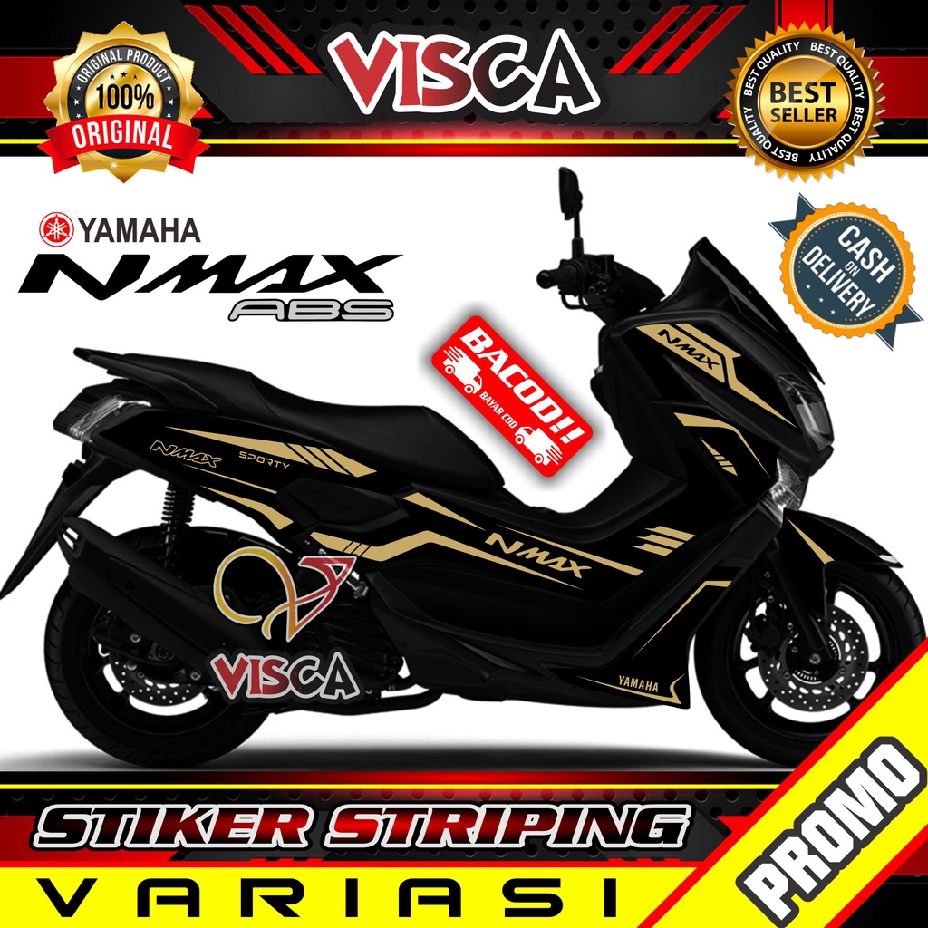 Striping Nmax Old - Stiker Sticker Striping Variasi Lis Yamaha Nmax Old - Striping Hologram Nmax Old