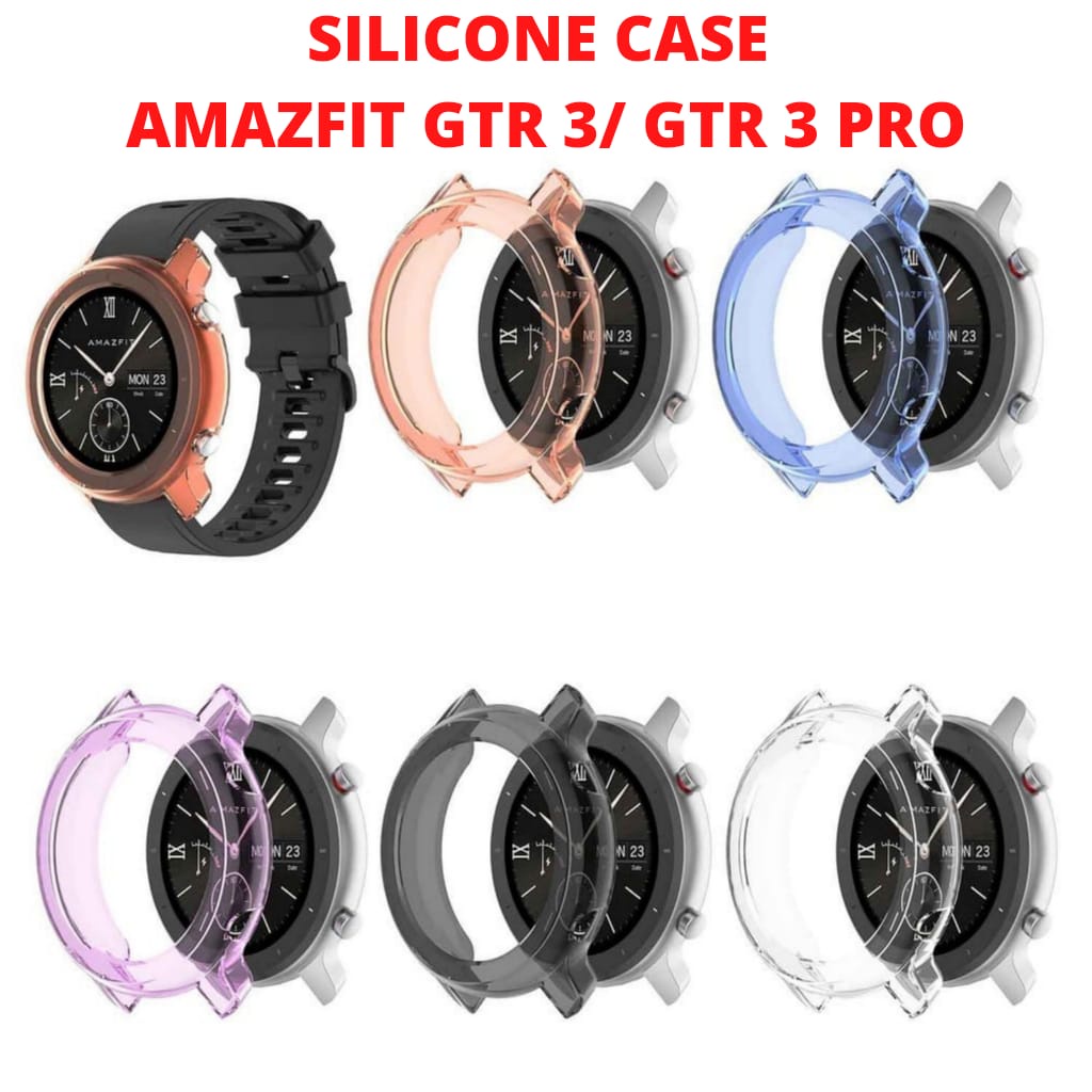 Silicone Case AMAZFIT GTR 3 GTR3 PRO GTR 2 47MM Protection Case Cover pelindung