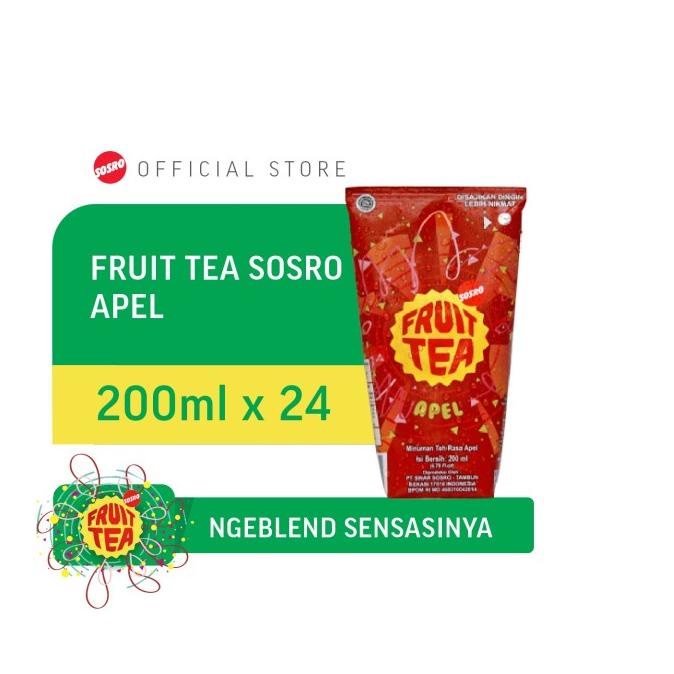 

Discount Fruit Tea Sosro Apple Genggam 200 ml /KOPI RUBE/KOPI KAPAL API/KOPI SLB/KOPI PEJUANG/KOPI BUBUK