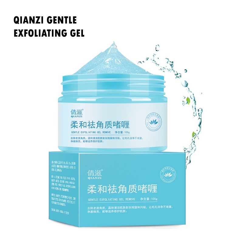 Qianzi Exfoliating Gel Face Peeling Centella Gel Mask Peel Scrub Wajah